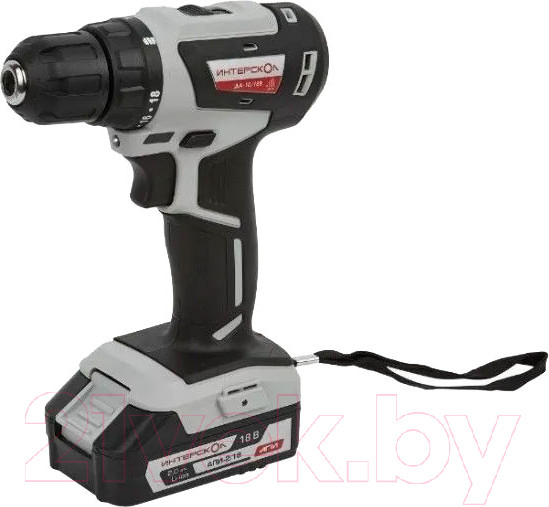 Изображение товара Аккумуляторная дрель-шуруповерт Интерскол ДА-10/18В (709.1.2.70)