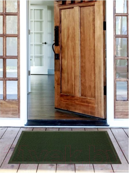 Изображение товара Коврик грязезащитный ComeForte Mesh Mat 90x120 (зеленый/золото)