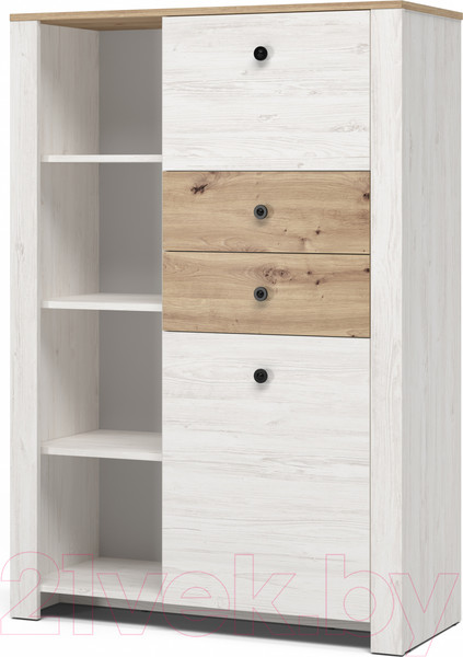 Изображение товара Тумба MySTAR Хинтон 122.02.00 (сосна рандерс/дуб онтарио)