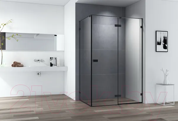 Изображение товара Душевой уголок Cezares BELLAGIO-AH-1-120/100-C-NERO