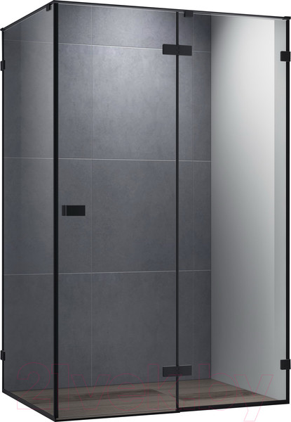 Изображение товара Душевой уголок Cezares BELLAGIO-AH-1-120/80-C-NERO