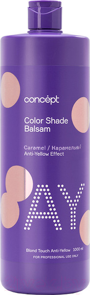 Изображение товара Оттеночный бальзам для волос Concept Эффект (1л, карамельный блонд)