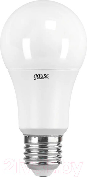 Изображение товара Лампа Gauss Elementary E27 12W 6500K / 23232
