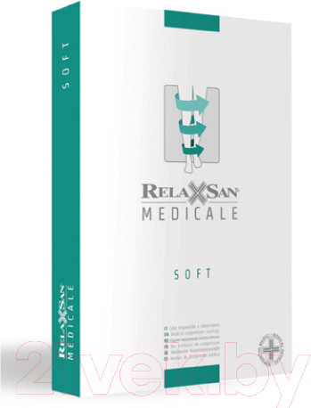 Изображение товара Чулки компрессионные RelaxSan Medicale Soft М2170А, без мыска, 2 кл.к. (23-32 mmHg, р.1, беж)