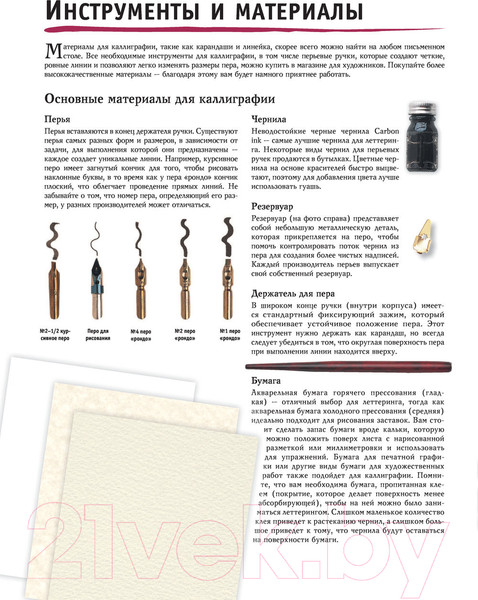 Изображение товара Нехудожественная книга АСТ Основы каллиграфии и леттеринга. Академия рисования (Ферраро К. и др)