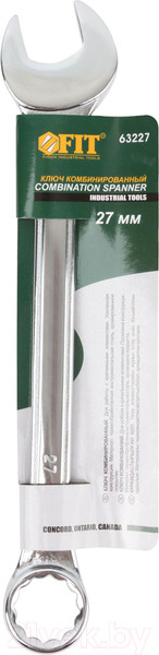 Изображение товара Гаечный ключ FIT Модерн комбинированный усиленный 27мм / 63227