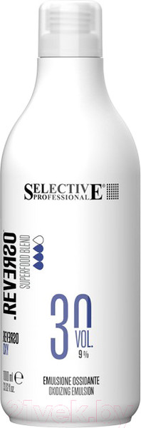 Изображение товара Эмульсия для окисления краски Selective Professional Superfood Reverso Oxy 9% 30vol (1л)