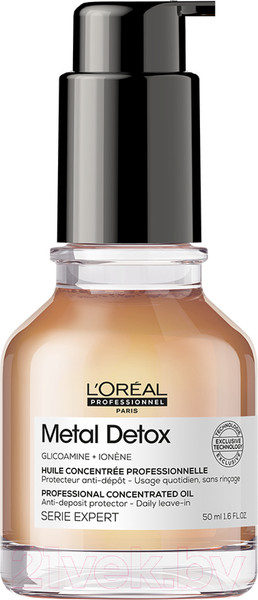 Изображение товара Масло для волос L'Oreal Professionnel SE Metal Detox Anti-Deposit Protector Concentrated Oil New (50мл)