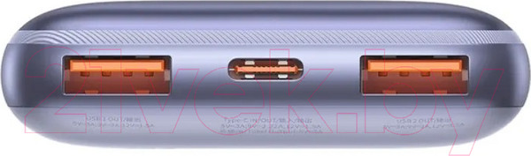 Изображение товара Портативное зарядное устройство Baseus Bipow Pro Digital Display 10000mAh / PPBD040205 (фиолетовый)