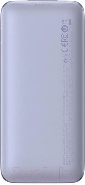 Изображение товара Портативное зарядное устройство Baseus Bipow Pro Digital Display 10000mAh / PPBD040205 (фиолетовый)
