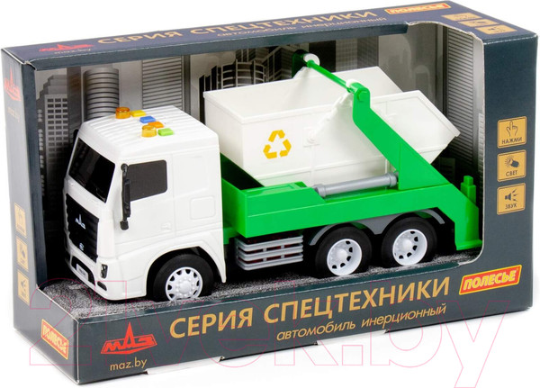 Изображение товара Автомобиль игрушечный Полесье Маз Контейнеровоз / 94032