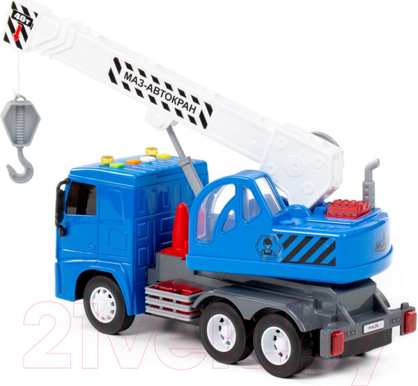 Изображение товара Автомобиль игрушечный Полесье Маз Кран / 94087