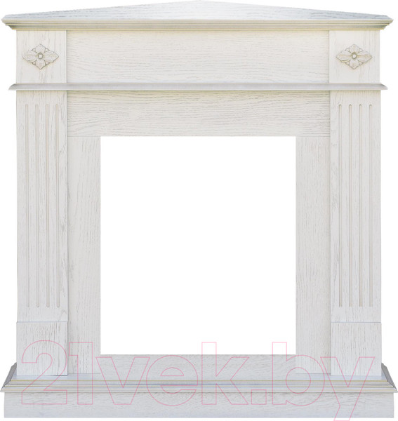 Изображение товара Портал для камина Смолком Brighton Corner STD-ASP (бьянко белый)