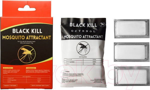 Изображение товара Приманка для уничтожителя насекомых Black Kill Octenol (3шт)