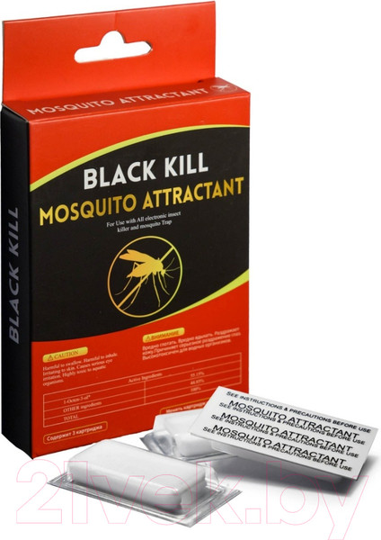 Изображение товара Приманка для уничтожителя насекомых Black Kill Octenol (3шт)