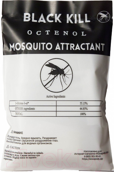 Изображение товара Приманка для уничтожителя насекомых Black Kill Octenol (3шт)