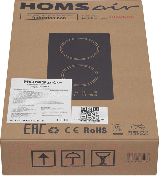 Изображение товара Индукционная варочная панель HOMSair HI32ABK