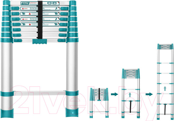 Изображение товара Лестница-стремянка TOTAL THLAD08081