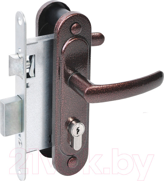 Изображение товара Замок врезной Зенит Абсолют ЗВ4.2-08 (антик медь)