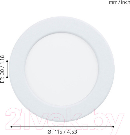 Изображение товара Точечный светильник Eglo Fueva 5 99132