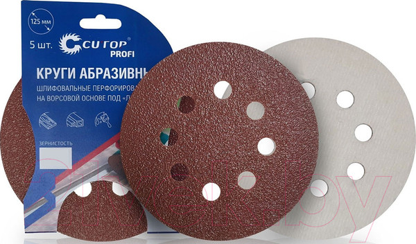 Изображение товара Набор шлифлистов Cutop Profi 85-628 (5шт)
