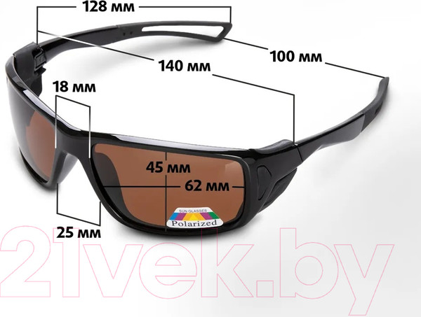 Изображение товара Очки солнцезащитные Premier Fishing PR-OP-55408-B-B (коричневый)