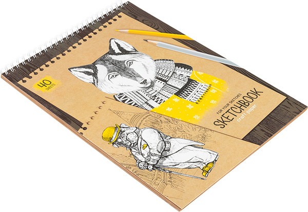 Изображение товара Скетчбук ArtSpace Craft Style / СкA440грв_38354 (40л)