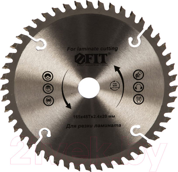 Изображение товара Пильный диск FIT Для циркулярных пил по ламинату / 37772