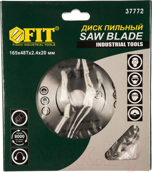 Изображение товара Пильный диск FIT Для циркулярных пил по ламинату / 37772