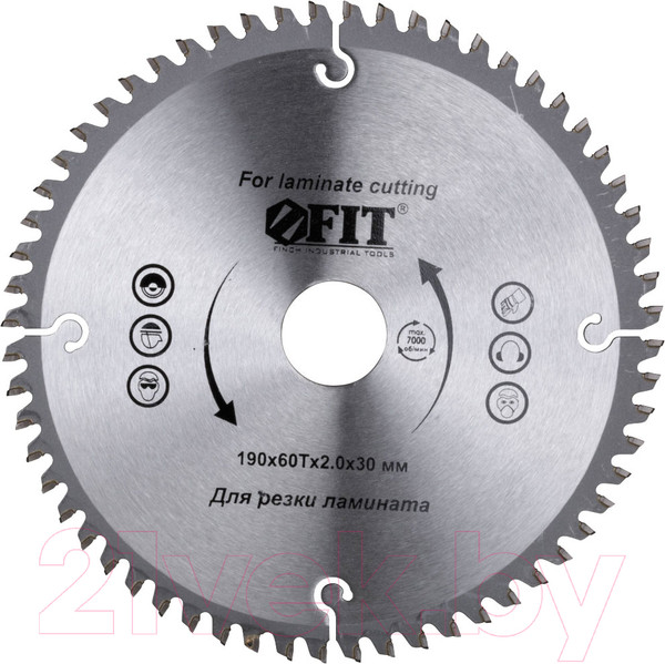 Изображение товара Пильный диск FIT Для циркулярных пил по ламинату / 37777