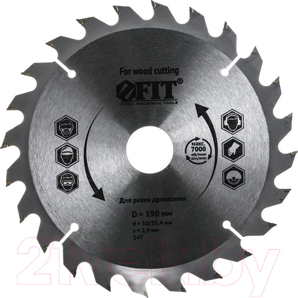Изображение товара Пильный диск FIT Для циркулярных пил по дереву / 37741