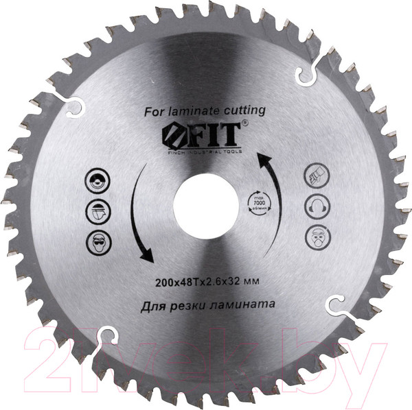 Изображение товара Пильный диск FIT Для циркулярных пил по ламинату / 37779