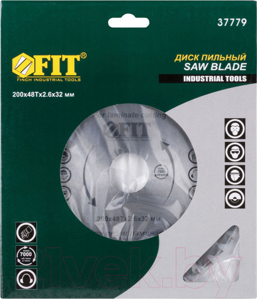 Изображение товара Пильный диск FIT Для циркулярных пил по ламинату / 37779