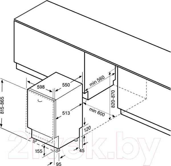 Изображение товара Посудомоечная машина Krona Lumera 60 BI / КА-00003820