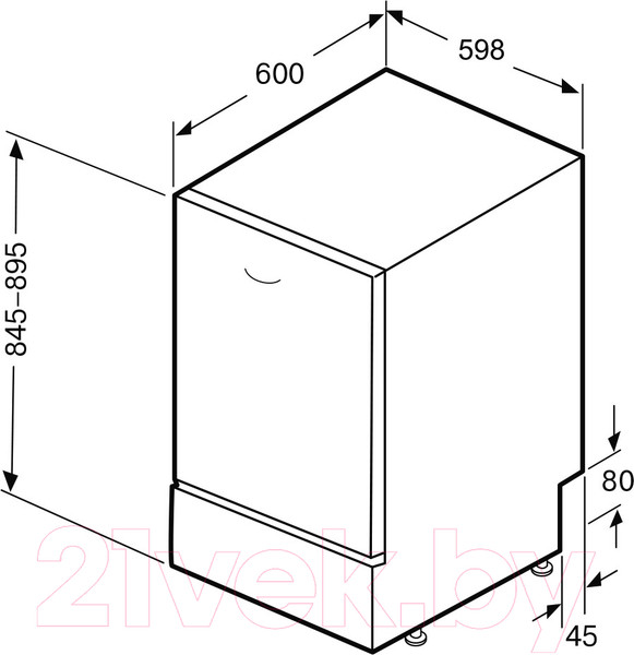 Изображение товара Посудомоечная машина Krona Riva 60 FS WH / 00026385