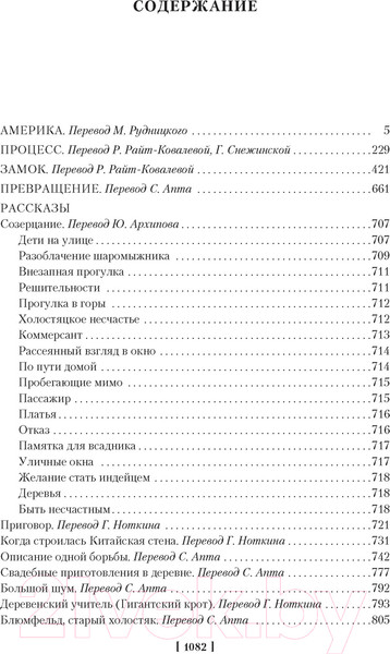 Изображение товара Книга Иностранка Замок. Превращение. Процесс. Полное собрание сочинений (Кафка Ф.)