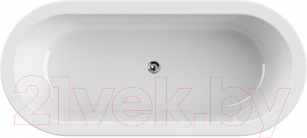 Изображение товара Ванна акриловая Cezares Slim Central-180-80-60-NERO-SET