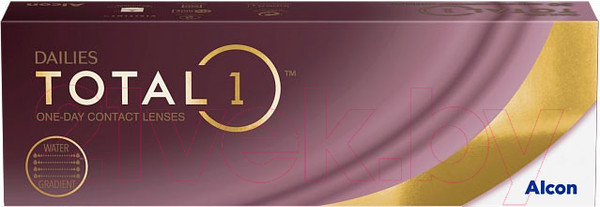 Изображение товара Комплект контактных линз Dailies Total 1 Sph-3.00 R8.5 D14.1 (30шт)