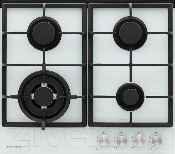 Изображение товара Газовая варочная панель Krona Alma 60 WH / КА-00002177