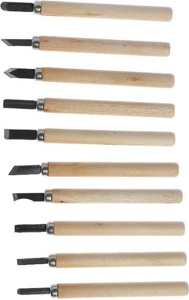 Изображение товара Набор для резьбы по дереву Tundra 1002757 (10шт)