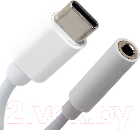 Изображение товара Кабель/переходник Sonnen Type-C на Aux Mini Jack 3.5мм / 513566 (белый)