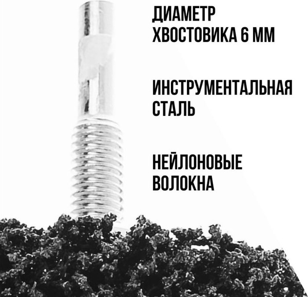 Изображение товара Шлифовальный круг FIT Полимерный CNS со штифтом 63мм / 38634