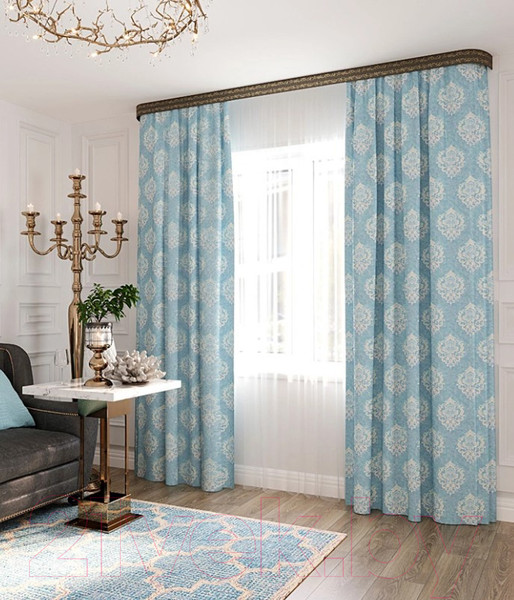 Изображение товара Штора LEGRAND Фаворит N 200x280 / 58110942 (мятный)