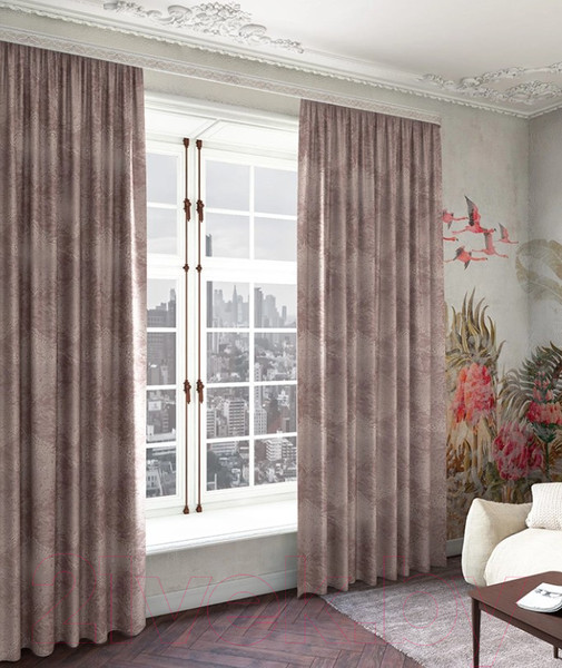 Изображение товара Штора LEGRAND Халиф N 200x260 / 58110955 (розовый)