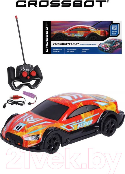 Изображение товара Радиоуправляемая игрушка Crossbot Машина Лазеркар / 870841
