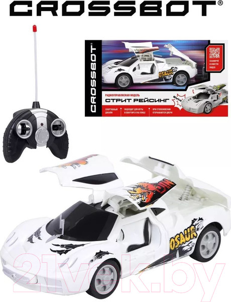 Изображение товара Радиоуправляемая игрушка Crossbot Машина Стрит рейсинг / 870843
