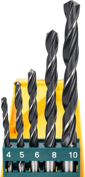 Изображение товара Набор сверл FIT HSS Черненые / 33852 (5шт)