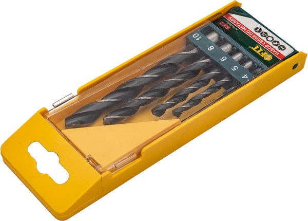 Изображение товара Набор сверл FIT HSS Черненые / 33852 (5шт)