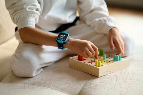 Изображение товара Умные часы детские Canyon Cindy KW-41 / CNE-KW41BL (синий/голубой)