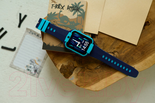 Изображение товара Умные часы детские Canyon Cindy KW-41 / CNE-KW41BL (синий/голубой)